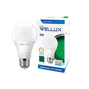 BULB SENSOR 9w d/l SURGE รุ่น เซ็นเซอร์ + กันผ้าผ่า WELLUX