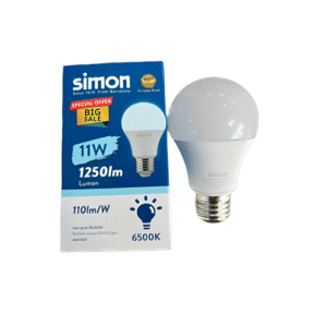 Bulb LED 11w d/l 1250lm A60 E27 Simon