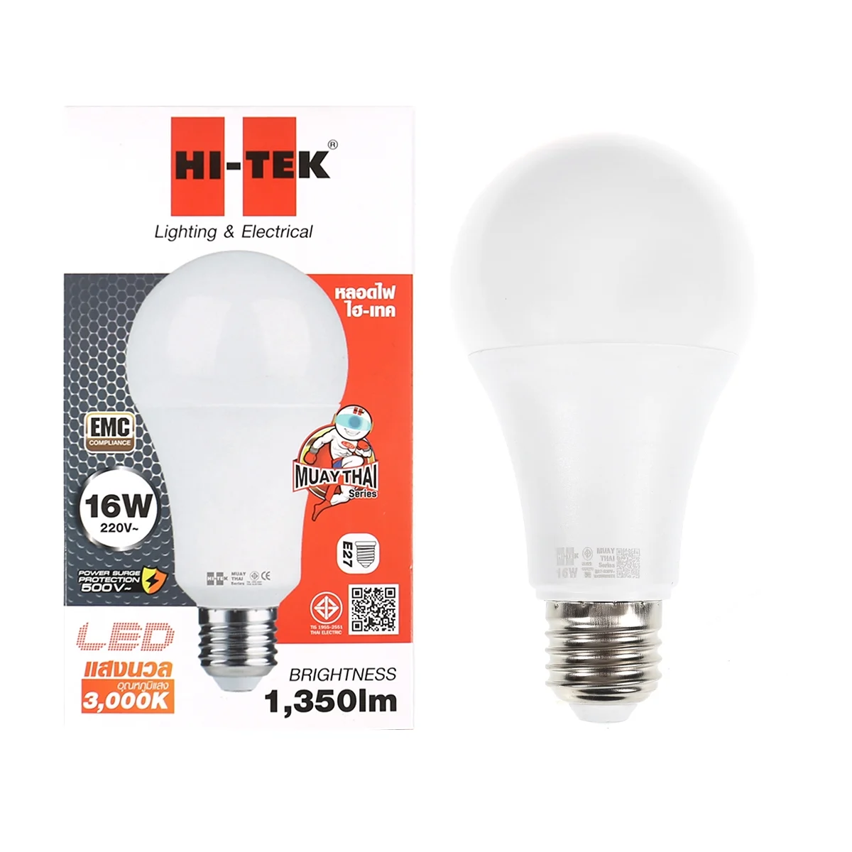 LED Bulb 16w w/w 1350lm E27 รุ่น ECO HI-TEK