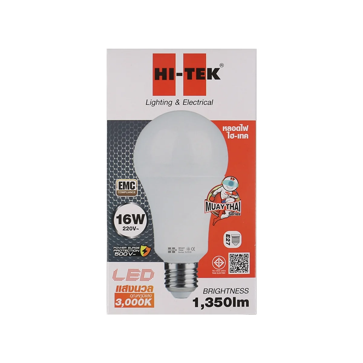 LED Bulb 16w w/w 1350lm E27 รุ่น ECO HI-TEK - Image 3