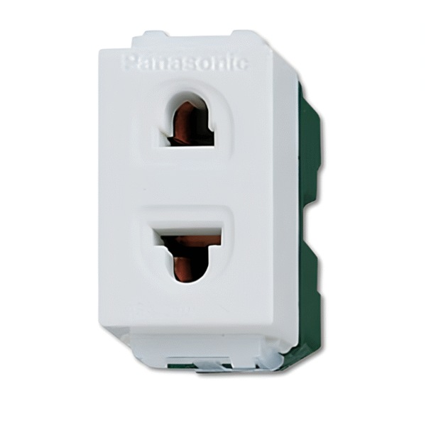 ปลั๊ก เดี่ยว ธรรมดา ขาว WEG10919 WIDE SERIES PANASONIC - Image 2