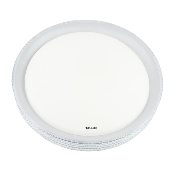 โคมซาลาเปา LED 40W 3 แสง ขอบขาว พร้อมรีโมท รุ่น Ornate WELLUX - Image 5