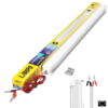 โคมไฟคีบแบตเตอรี่ สั้น LED T8 9w 12v DC d/l LAMPO