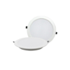 LED Panel 12w D/L W/W ฝัง กลม 4 นิ้ว ขอบขาว รุ่น Slim (ก้นหนา) IWACHI