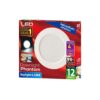 LED Panel 12w w/w ฝัง กลม 4 นิ้ว ขอบขาว รุ่น Phantom EVE