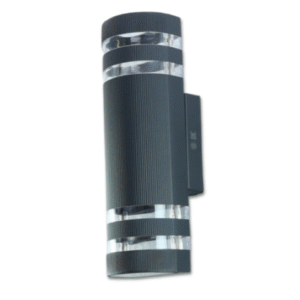 DCO-SZ 3410A -BK โคมกิ่ง ภายนอก ดำ ครึ่งวงกลม  ส่อง คู่ 90x335x150mm DC