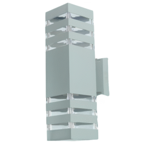 DCO-SZ2827-2A-SL โคมกิ่ง เทา เหลี่ยม 3 ขีด ส่อง คู่ 90x335x150mm DC