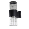 DCO- 8073-2/2 -BK 110MM (อ้วน) โคมไฟกิ่ง ส่อง คู่ แก้วใส DC
