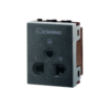 แบบเสียบ ดำ ปลั๊กกราวด์เดี่ยว มีม่าน (ตั้ง) รุ่น PCH-903NC-BK Y-Series CHANG