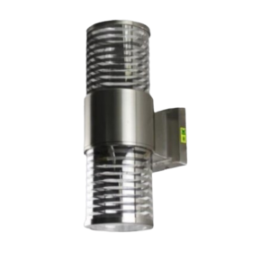 DCO- 2510-2 -SN 110MM (อ้วน) โคมไฟกิ่ง ภายนอก ดำ เงิน ส่อง คู่ E27 DC
