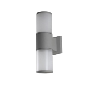 DCO- 8073-2 -GR 90MM (ผอม) โคมกิ่ง กลม เทา แก้วขุ่น ส่อง คู่ 90x300x160 mm DC