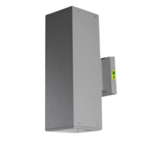 DCO- 2030-2A -SN 90MM โคมกิ่ง เหลี่ยม เทา เรียบ ส่อง คู่ E27 90x290x155 mm DC