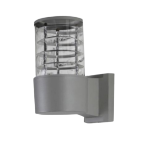 DCO- 2204 -GY 110MM (อ้วน) โคมไฟกิ่ง ภายนอก เทา ส่อง เดี่ยว E27 110x190x170mm DC