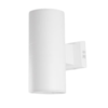 DCO- 2014-2 -WH 90MM (ผอม) โคมไฟกิ่ง ภายนอก กลม ขาว ส่อง คู่ E27 90x300x150mm DC