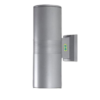 DCO- 2075 -GY 110MM (อ้วน) โคมไฟกิ่ง ภายนอก กลม เทา ส่อง คู่ E27 110x300mm DC