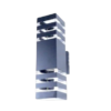 DCO- 2827 -2A -BK โคมกิ่ง ดำ เหลี่ยม 3 ขีด ส่อง คู่ 90x335x150mm DC