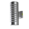 DCO- 2570-2 -PL 110M (อ้วน) โคมไฟกิ่ง ภายนอก เงิน ส่อง คู่ E27 110x300x170mm DC