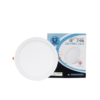 LED Panel 24w D/L W/W ฝัง กลม 12 นิ้ว ขอบขาว IWACHI