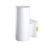 DCO- 2019 -WH 90MM (ผอม) โคมไฟกิ่ง ภายนอก กลม ขาว ส่อง คู่ E27 90x200mm DC