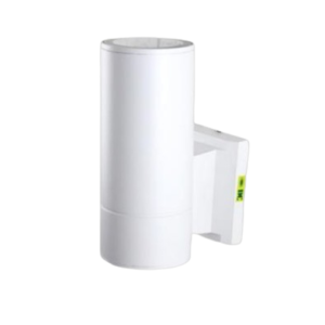 DCO- 2019 -WH 90MM (ผอม) โคมไฟกิ่ง ภายนอก กลม ขาว ส่อง คู่ E27 90x200mm DC