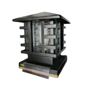 โคมหัวเสา ดำ DCI- 8910 - S-BK 250MM ใหญ่ DC