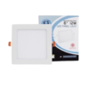 LED Panel 12w D/L ฝัง เหลี่ยม 6 นิ้ว ขอบขาว IWACHI