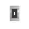 ฝาครอบเบรกเกอร์ ฝัง Urban เงิน - ดำ รุ่น UR-S0SF NANO
