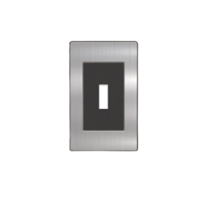 ฝาครอบเบรกเกอร์ ฝัง Urban เงิน - ดำ รุ่น UR-S0SF NANO