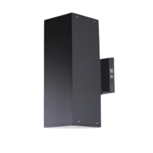 SL-10- 2306/BK โคมไฟกิ่ง ภายนอก เหลี่ยม Aluminum ดำ ส่อง บน/ล่าง ใหญ่สุด E27x2 21x15x40cm SL TEI
