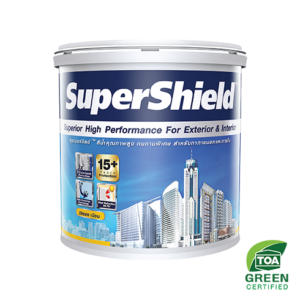 SUPERSHIELD สีน้ำอะคริลิก ชนิดเนียน สําหรับภายนอก-ใน