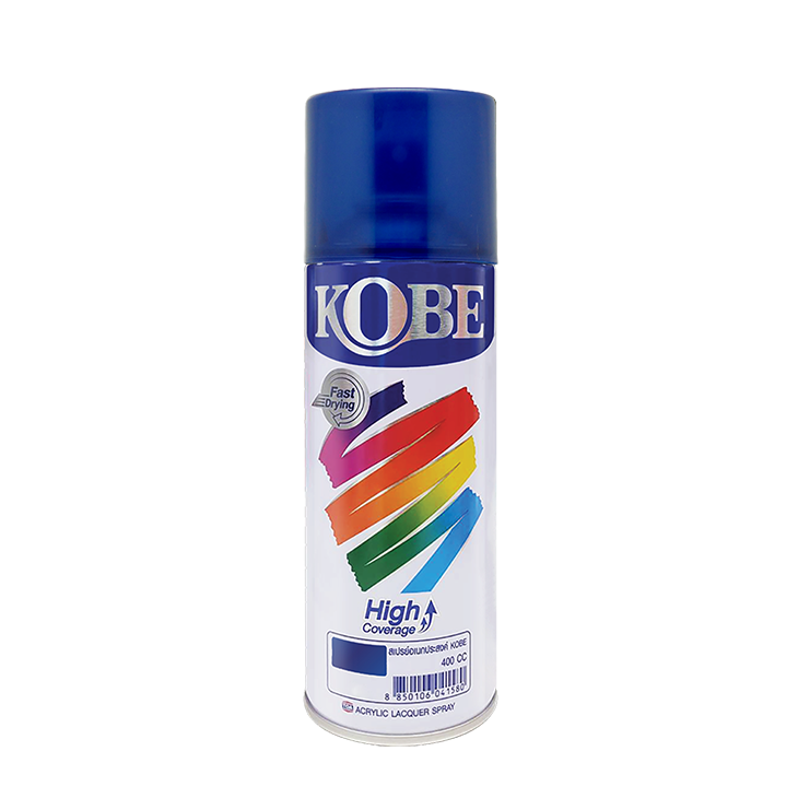สี สเปรย์ พ่นมอเตอร์ไซค์ #235 สีน้ำเงิน บรอนช์ / Candy Red KOBE TOA