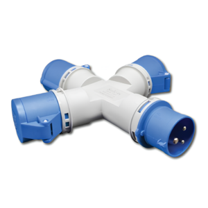 Power Plug เต้ารับ 3 ทาง ตัวเมีย IP44 (Series 2) รุ่น 7X34 น้ำเงิน SALE