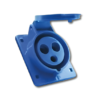 Power Plug เต้ารับ ตัวเมีย ผนังเฉียง 3P 16A 220-250V IP44 รุ่น 413 น้ำเงิน SALE