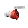 Power Plug ปลั๊กกลางทาง ตัวเมีย IP67 (Series 2) รุ่น 2256 แดง SALE