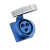 Power Plug เต้ารับ ตัวเมีย ผนังลอย หน้าตรง  IP67 (Series 2) รุ่น 3X36 น้ำเงิน SALE