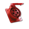 Power Plug เต้ารับ ตัวเมีย ผนังเฉียง IP44 รุ่น 425 แดง SALE