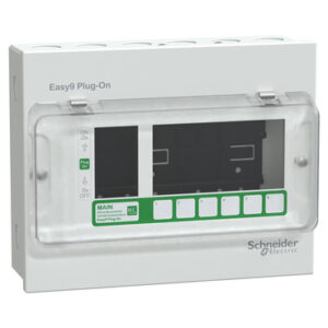 ตู้คอนซูเมอร์ รุ่น EASY 9 Plug-On 6ช่อง ตู้เปล่า EZ9EPL106 schneider