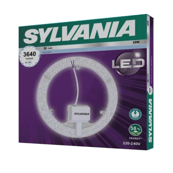 ชิพโคมเพดาน LED 28w d/l รุ่น RefLED Circular Mag V3 SYLVANIA