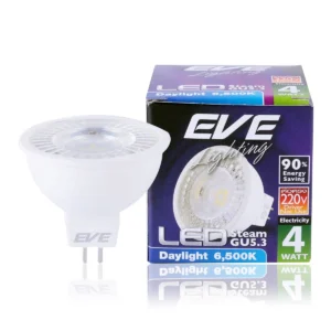 LED MR16 สตีม 220V 4w d/l  EVE