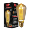 หลอด LED เรทโทร ลายคลื่น ST64 อะคริลิค E27 3W 2000k 190lm HI-TEK