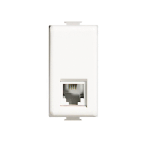 เต้ารับ โทรศัพท์ 4สาย RJ11 1 ช่อง AM5958/11N MATIX BTICINO