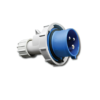 Power Plug ปลั๊กกลางทาง ตัวเมีย 3P 16A 200-250V IP67 (Series 2) รุ่น 0236 น้ำเงิน SALE