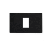 หน้ากาก 1 ช่อง สีดำ รุ่น IC-F001-GB HACO