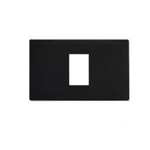 หน้ากาก 1 ช่อง สีดำ รุ่น IC-F001-GB HACO