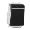 IC สวิตช์ 1 ทาง รุ่น IC-S111-BG สีดำ HACO