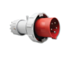 Power Plug ปลั๊กกลางทาง ตัวผู้ IP67 (Series 2) รุ่น 0X56 แดง SALE