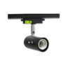 DC-TL-5409-T-BK E27 แทรคไลท์ หน้ากลม ดำ ติดแป้น DC
