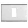 Cover plate 1 module ขนาด 1 ช่อง สีเงิน AA5501N MATIX BTICINO