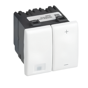 สวิตช์แบบกด 2 ช่อง Universal สำหรับ LED , 0-10 V AM5713/AM5710 MATIX BTICINO