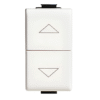 Changeover switch 1 modul 16A 250V 1-2-0 กดเปิดได้ทีละปุ่ม AM5052 MATIX BTICINO